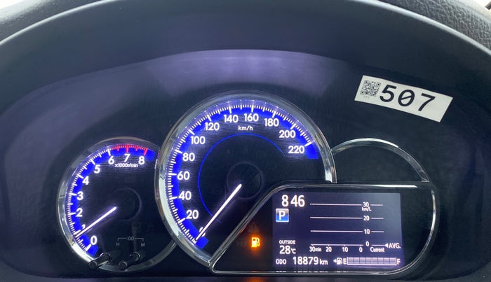 2018 Toyota YARIS V CVT, Petrol, Automatic, 18,877 km, Odometer Image