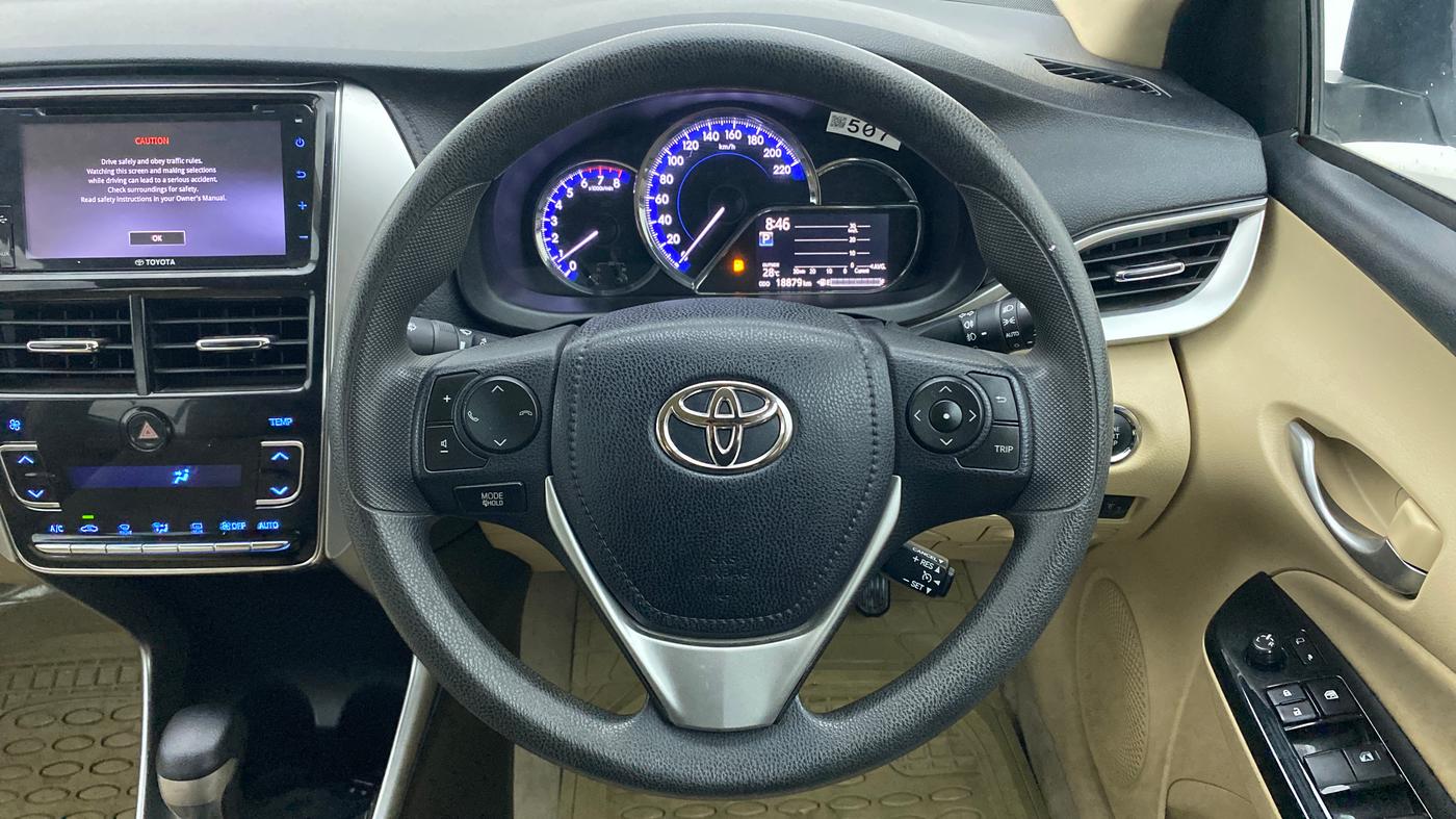 2018 Toyota YARIS V CVT, Petrol, Automatic, 18,877 km, Steering Wheel Close Up