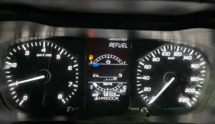 2022 Tata ALTROZ XM PLUS PETROL, Petrol, Manual, 58,299 km, Odometer Image