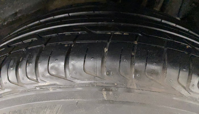2023 Tata NEXON XZA PLUS (L) DUAL TONE, Petrol, Automatic, 3,454 km, Left Rear Tyre Tread