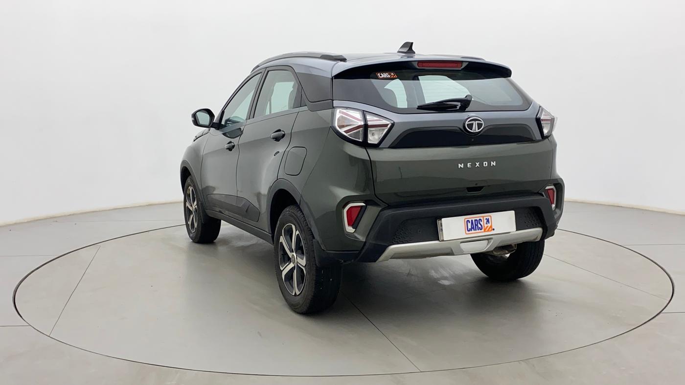2023 Tata NEXON XZA PLUS (L) DUAL TONE, Petrol, Automatic, 3,454 km, Left Back Diagonal
