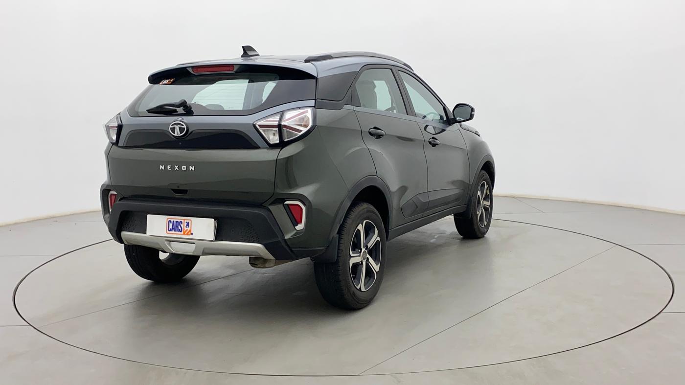 2023 Tata NEXON XZA PLUS (L) DUAL TONE, Petrol, Automatic, 3,454 km, Right Back Diagonal