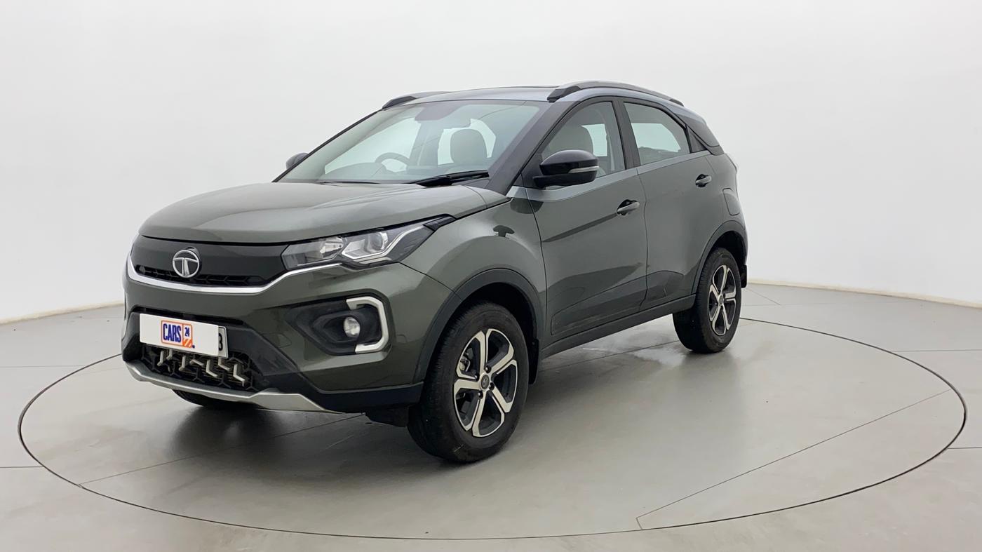2023 Tata NEXON XZA PLUS (L) DUAL TONE, Petrol, Automatic, 3,454 km, Left Front Diagonal