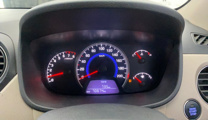 2014 Hyundai Grand i10 SPORTZ 1.2 KAPPA VTVT, Petrol, Manual, 70,673 km, Odometer Image