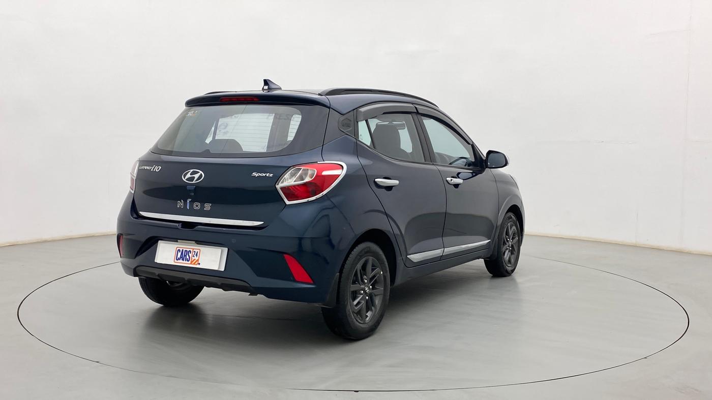 2020 Hyundai GRAND I10 NIOS SPORTZ 1.2 KAPPA VTVT, Petrol, Manual, 65,955 km, Right Back Diagonal