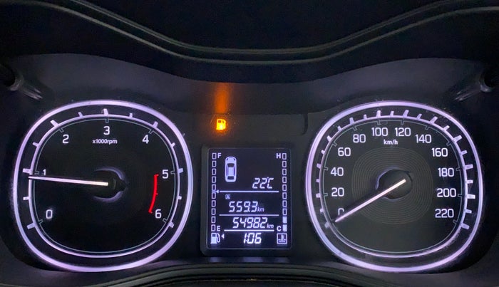 2018 Maruti Vitara Brezza ZDI, Diesel, Manual, 55,043 km, Odometer Image