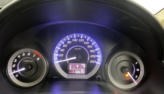 2013 Honda City 1.5L I-VTEC S MT, CNG, Manual, 1,18,684 km, Odometer Image
