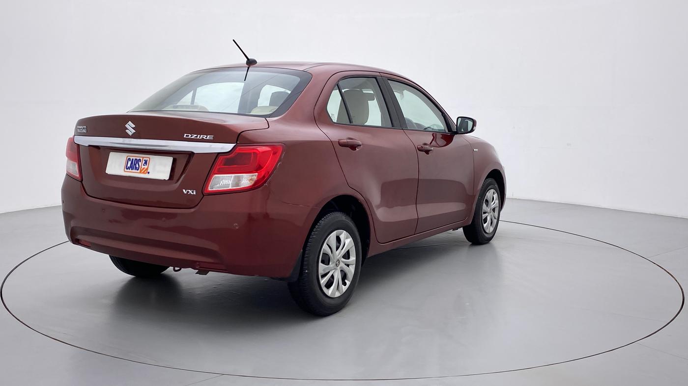 2017 Maruti Dzire VXI, Petrol, Manual, 78,096 km, Right Back Diagonal