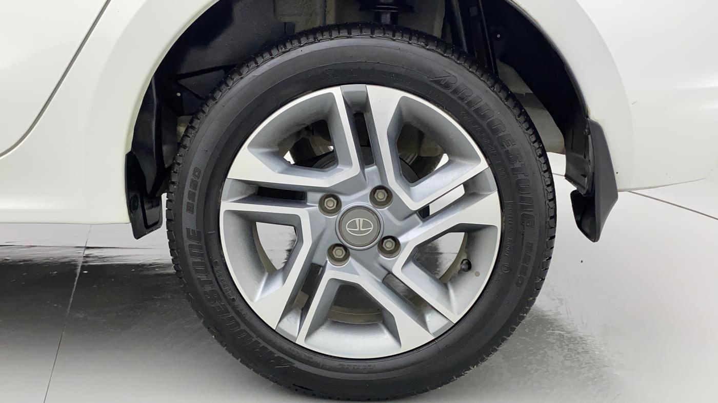 2022 Tata TIGOR XZA PLUS PETROL, Petrol, Automatic, 9,606 km, Left Rear Wheel