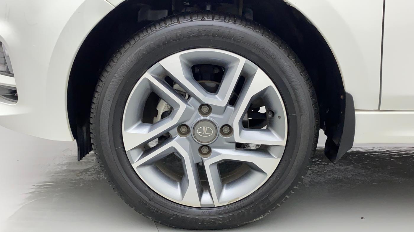 2022 Tata TIGOR XZA PLUS PETROL, Petrol, Automatic, 9,606 km, Left Front Wheel