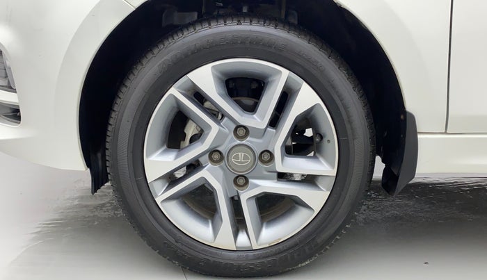 2022 Tata TIGOR XZA PLUS PETROL, Petrol, Automatic, 9,606 km, Left Front Wheel
