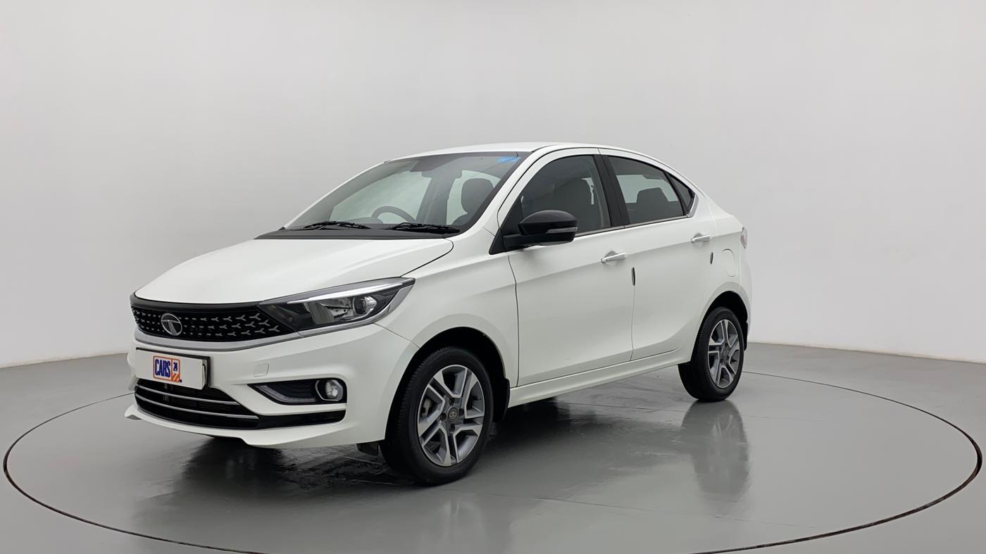 2022 Tata TIGOR XZA PLUS PETROL, Petrol, Automatic, 9,606 km, Left Front Diagonal