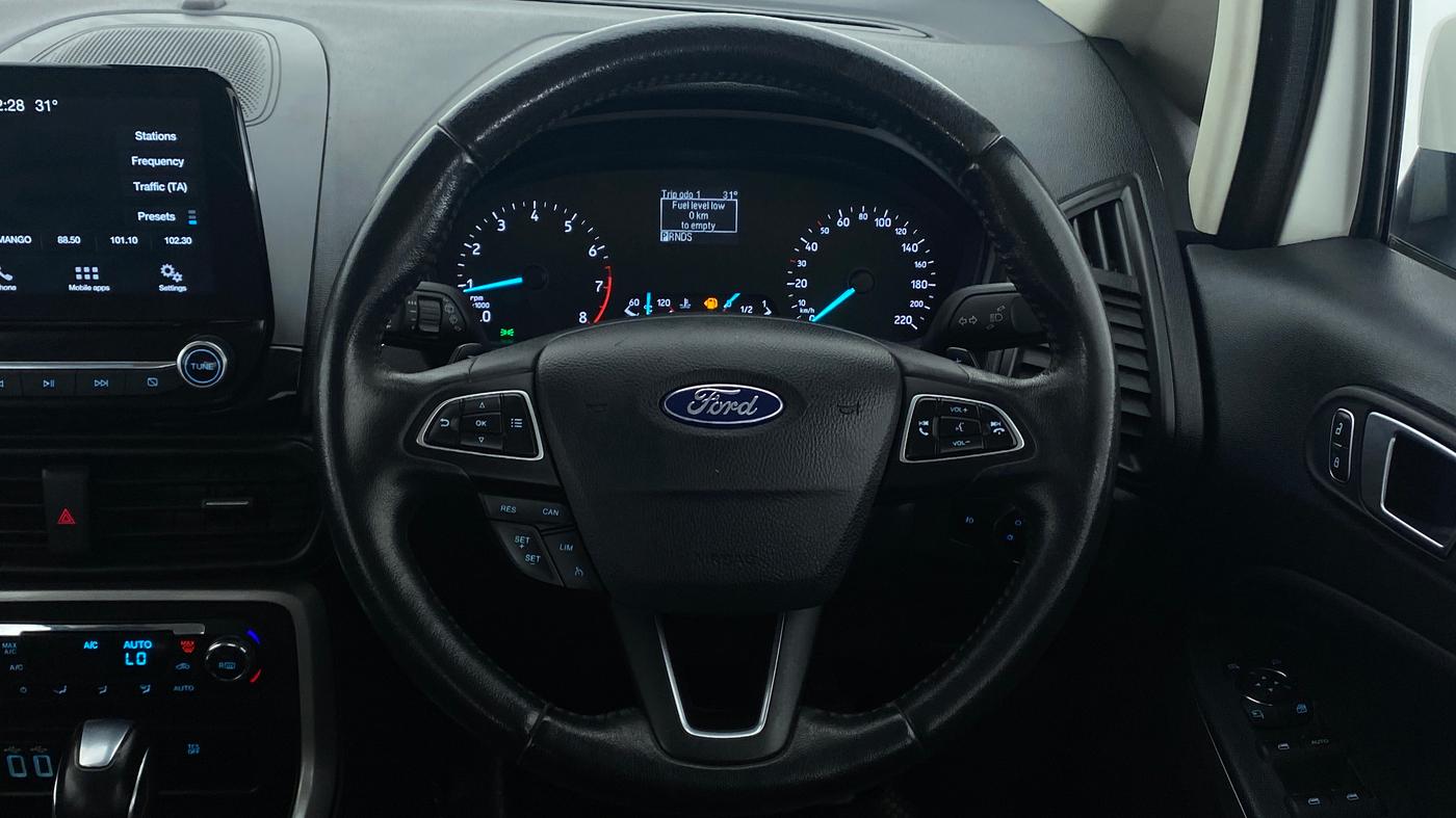 2018 Ford Ecosport 1.5 TITANIUM PLUS TI VCT AT, Petrol, Automatic, 43,045 km, Steering Wheel Close Up