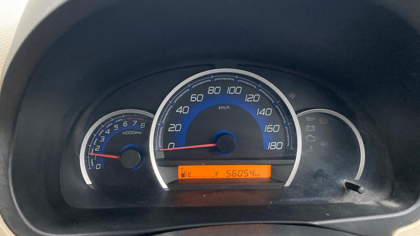 2017 Maruti Wagon R 1.0 VXI, Petrol, Manual, 56,051 km, Odometer Image