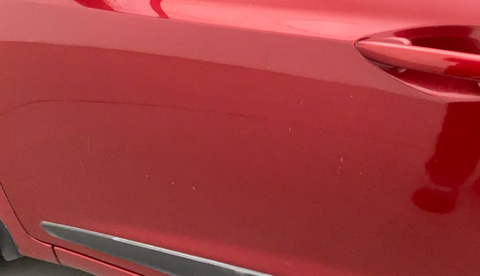 2017 Hyundai Grand i10 SPORTZ (O) AT 1.2 KAPPA VTVT, Petrol, Automatic, 17,542 km, Front passenger door - Slightly dented