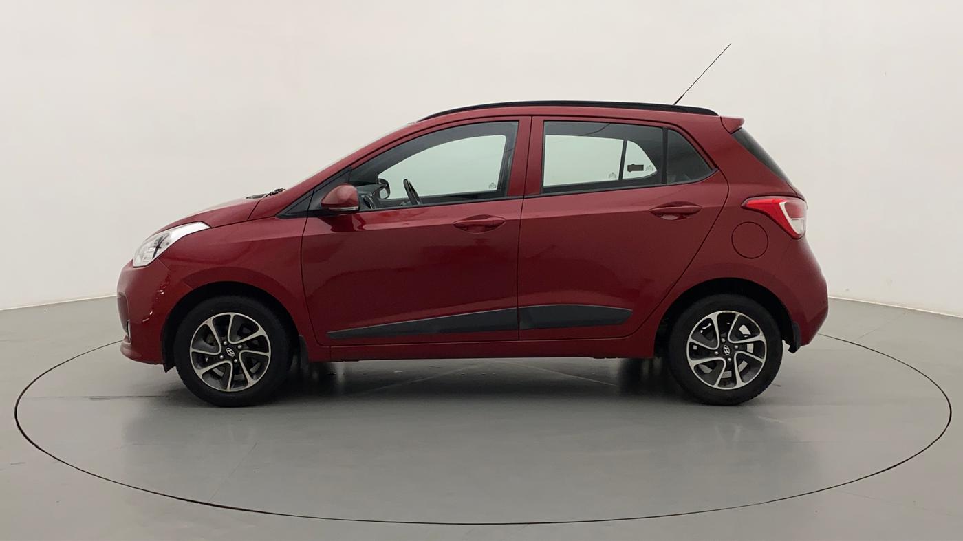 2017 Hyundai Grand i10 SPORTZ (O) AT 1.2 KAPPA VTVT, Petrol, Automatic, 17,542 km, Left Side