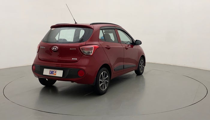 2017 Hyundai Grand i10 SPORTZ (O) AT 1.2 KAPPA VTVT, Petrol, Automatic, 17,542 km, Right Back Diagonal