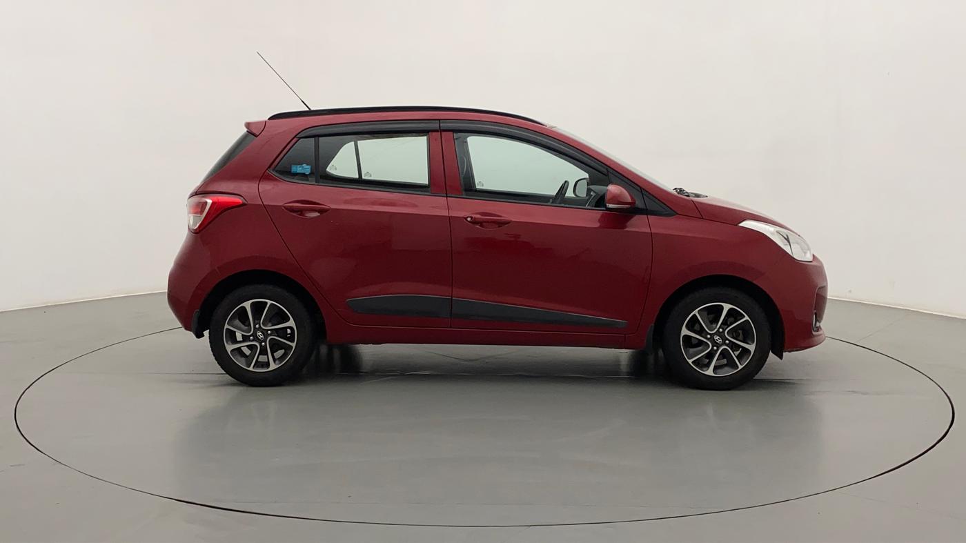 2017 Hyundai Grand i10 SPORTZ (O) AT 1.2 KAPPA VTVT, Petrol, Automatic, 17,542 km, Right Side