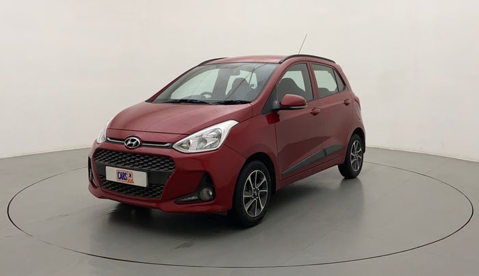 2017 Hyundai Grand i10 SPORTZ (O) AT 1.2 KAPPA VTVT, Petrol, Automatic, 17,542 km, Left Front Diagonal