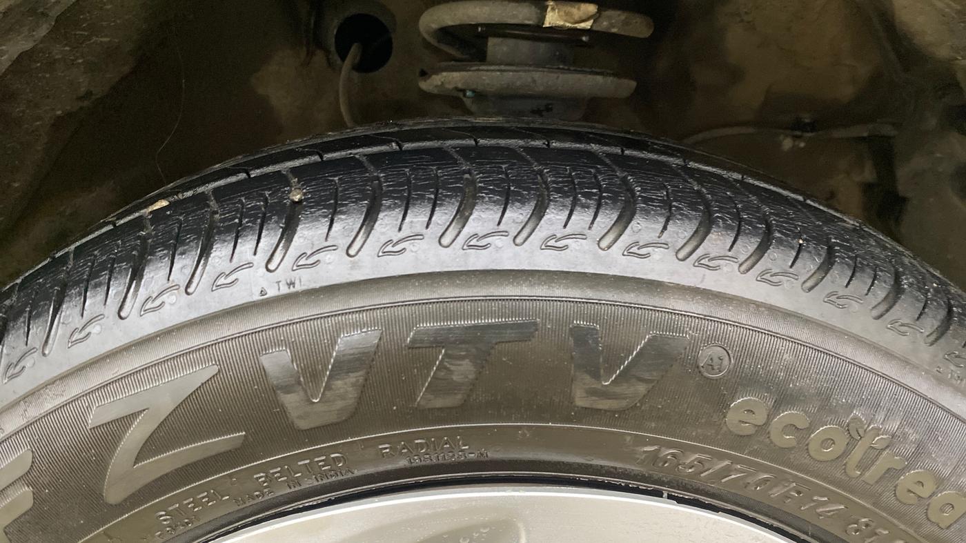 2021 Maruti S PRESSO VXI (O) CNG, CNG, Manual, 58,562 km, Right Front Tyre Tread