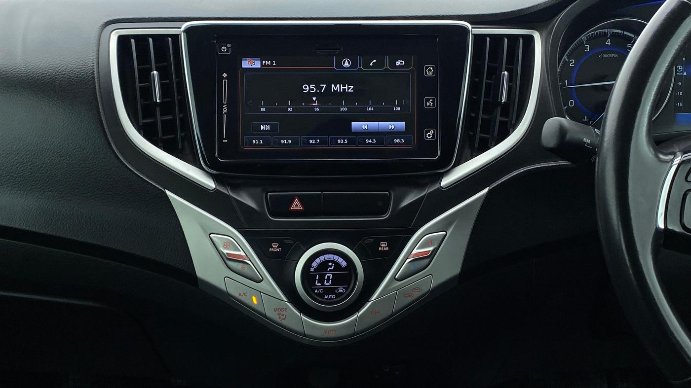 2017 Maruti Baleno ALPHA 1.2 K12, Petrol, Manual, 25,586 km, Air Conditioner