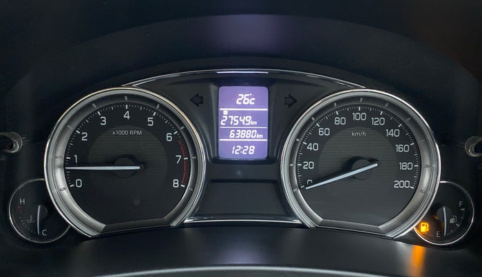 2016 Maruti Ciaz VXI PLUS, Petrol, Manual, 63,916 km, Odometer Image