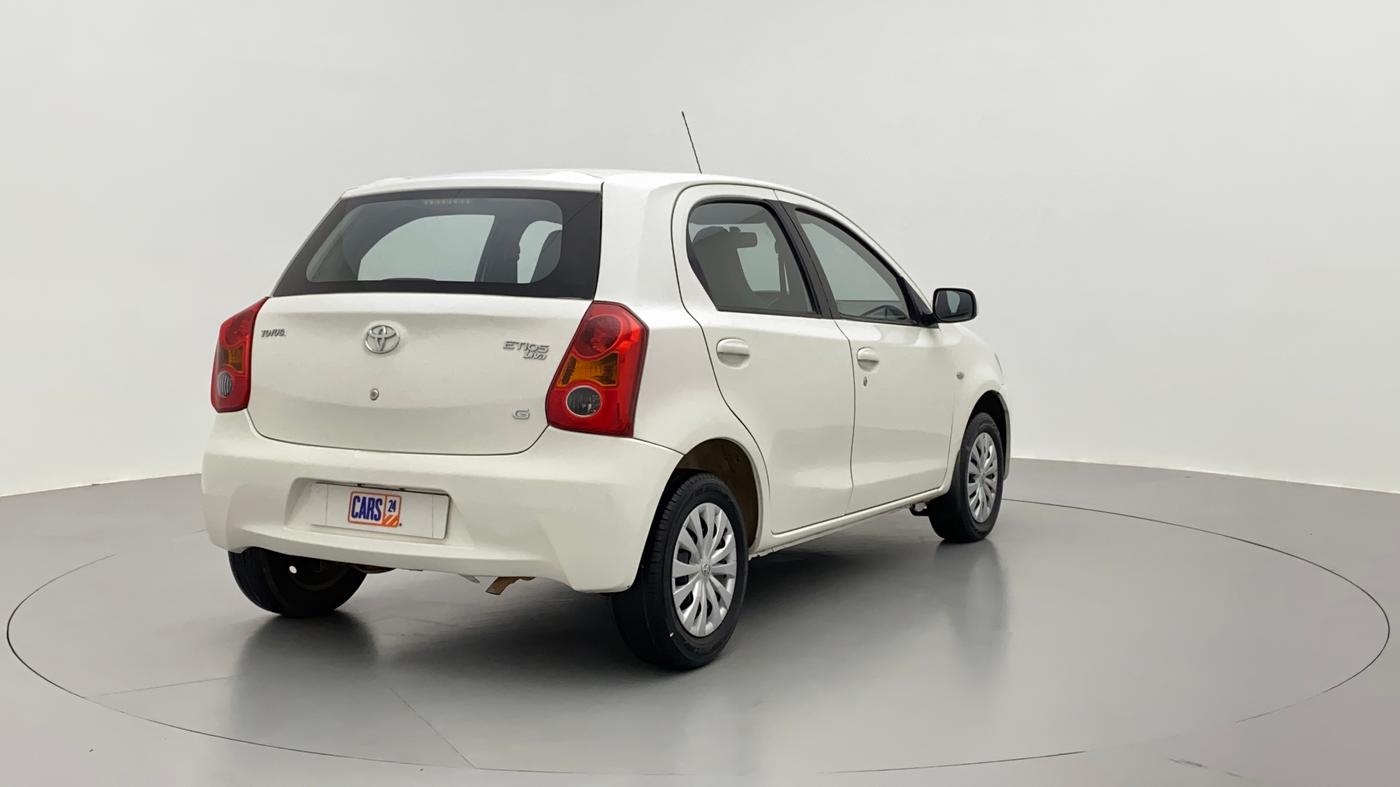 2011 Toyota Etios Liva G, Petrol, Manual, 97,269 km, Right Back Diagonal