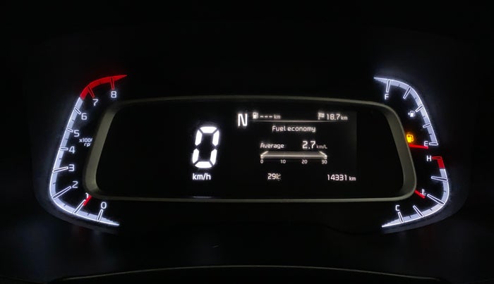 2020 KIA SONET GTX PLUS 1.0 IMT, Petrol, Manual, 14,365 km, Odometer Image