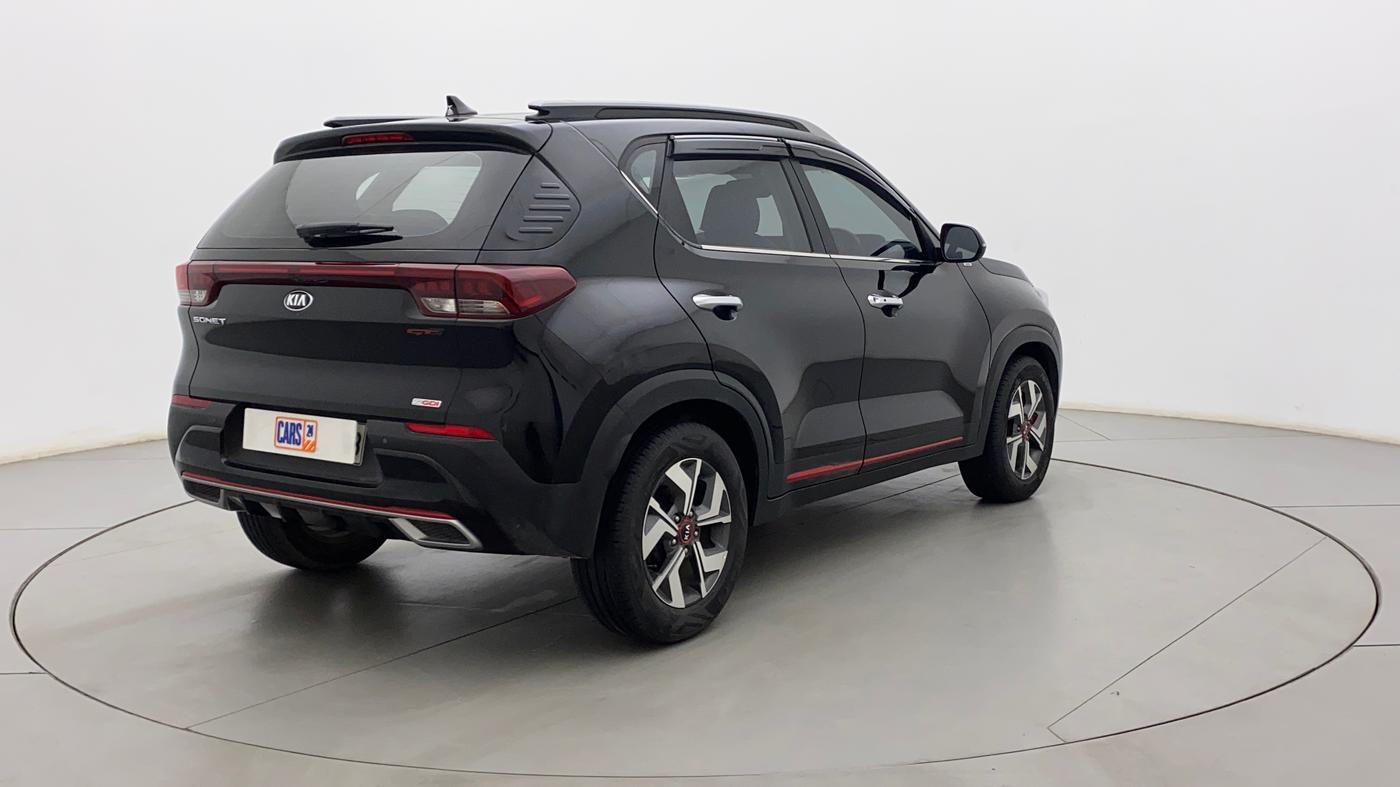 2020 KIA SONET GTX PLUS 1.0 IMT, Petrol, Manual, 14,365 km, Right Back Diagonal