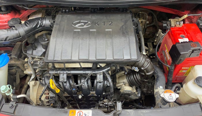 2018 Hyundai Grand i10 SPORTZ 1.2 KAPPA VTVT DUAL TONE, Petrol, Manual, 36,888 km, Engine View