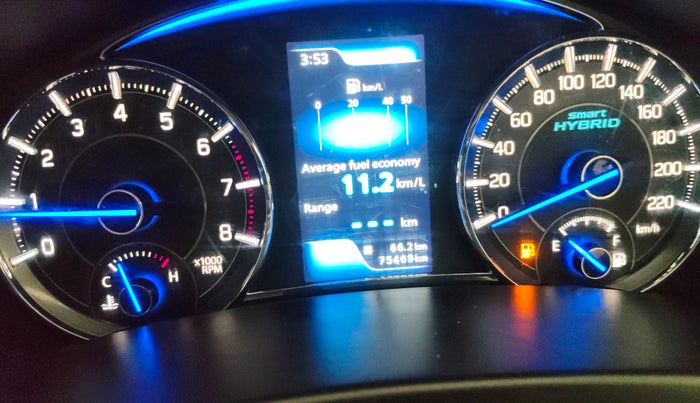 2019 Maruti Ciaz SIGMA 1.5 SHVS MT  PETROL, Petrol, Manual, 75,428 km, Odometer Image