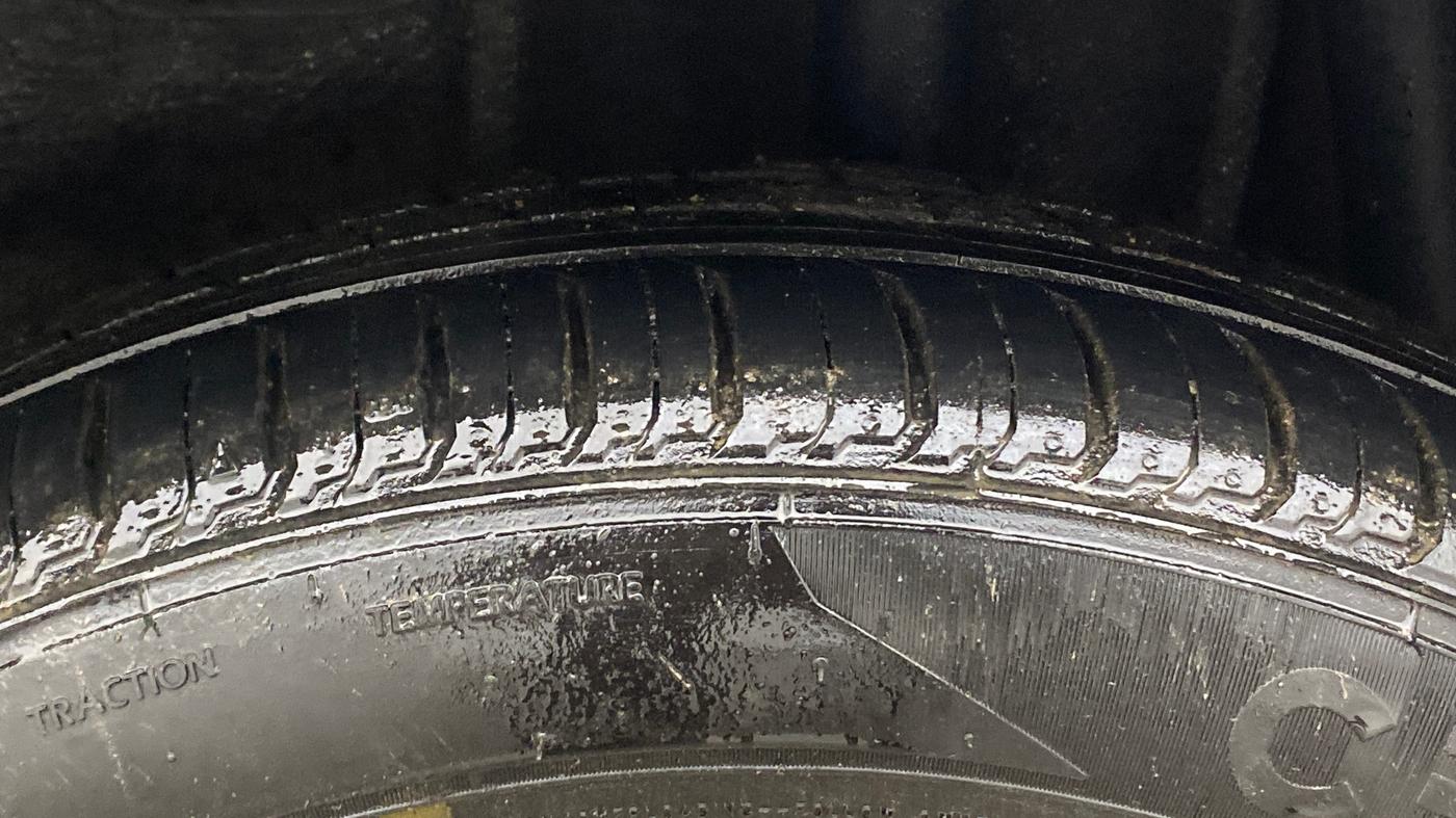 2021 Tata Tiago XZA PLUS PETROL, Petrol, Automatic, 50,954 km, Left Rear Tyre Tread