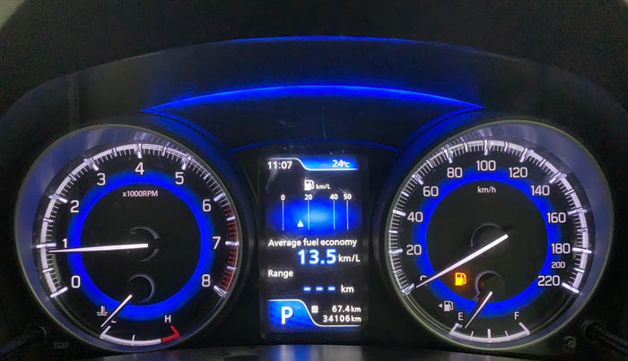 2017 Maruti Baleno ZETA CVT PETROL 1.2, Petrol, Automatic, 34,204 km, Odometer Image