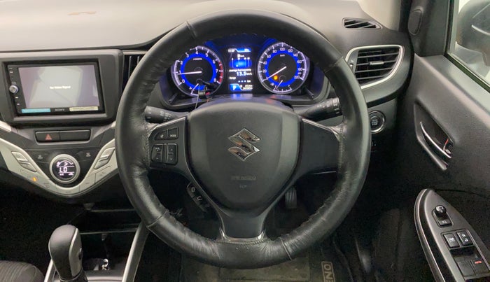 2017 Maruti Baleno ZETA CVT PETROL 1.2, Petrol, Automatic, 34,204 km, Steering Wheel Close Up