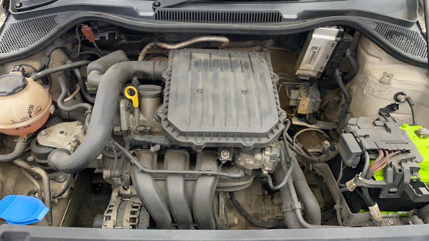 2018 Volkswagen Ameo HIGHLINE PLUS 1.0L 16 ALLOY, Petrol, Manual, 1,14,793 km, Engine View