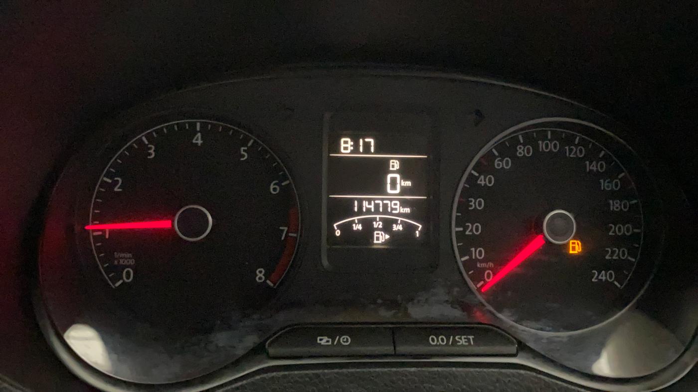 2018 Volkswagen Ameo HIGHLINE PLUS 1.0L 16 ALLOY, Petrol, Manual, 1,14,793 km, Odometer Image