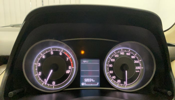 2020 Maruti Dzire VXI, Petrol, Manual, 58,547 km, Odometer Image
