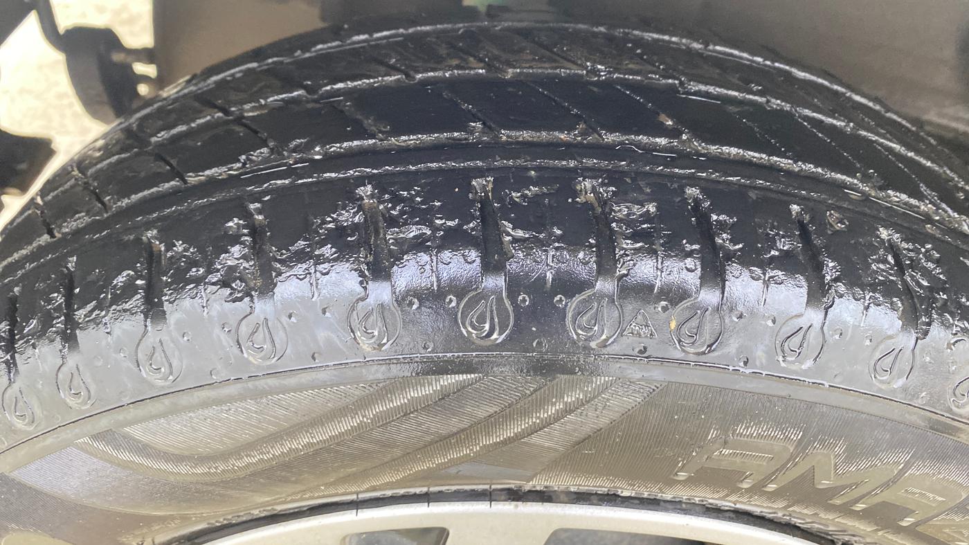2023 Tata Tiago XZ PLUS CNG, CNG, Manual, 17,118 km, Right Rear Tyre Tread