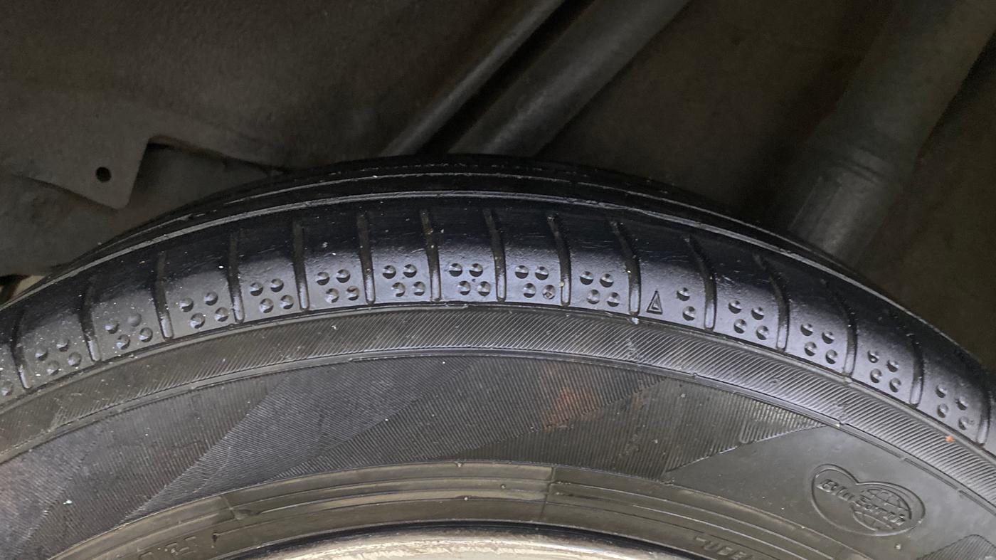 2015 Honda Jazz 1.2L I-VTEC V AT, Petrol, Automatic, 83,839 km, Left Rear Tyre Tread