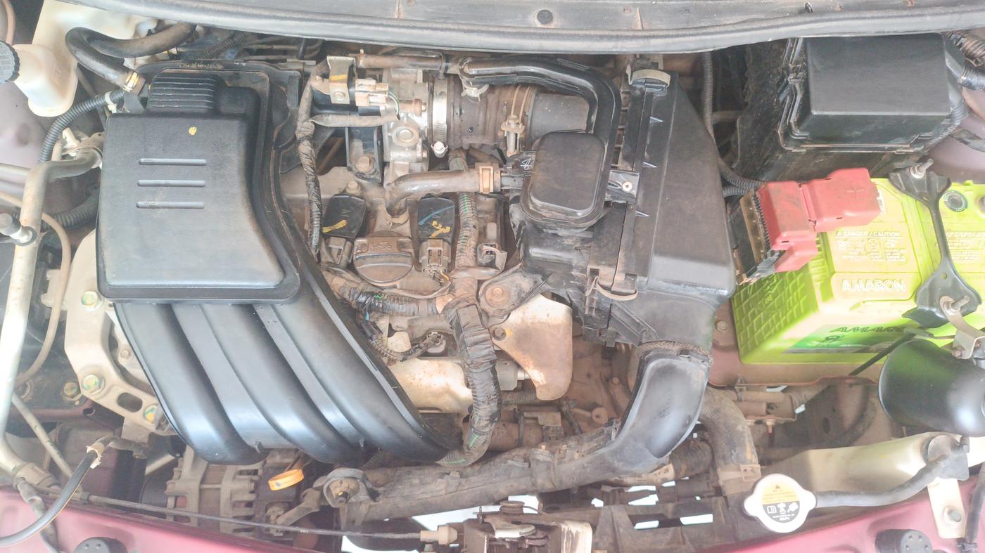 2018 Datsun Go T, Petrol, Manual, 32,458 km, Engine View