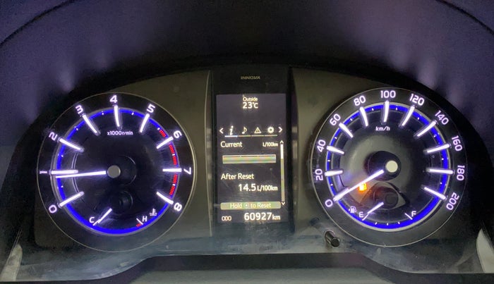 2022 Toyota Innova Crysta 2.7 VX 7 STR, Petrol, Manual, 60,927 km, Odometer Image