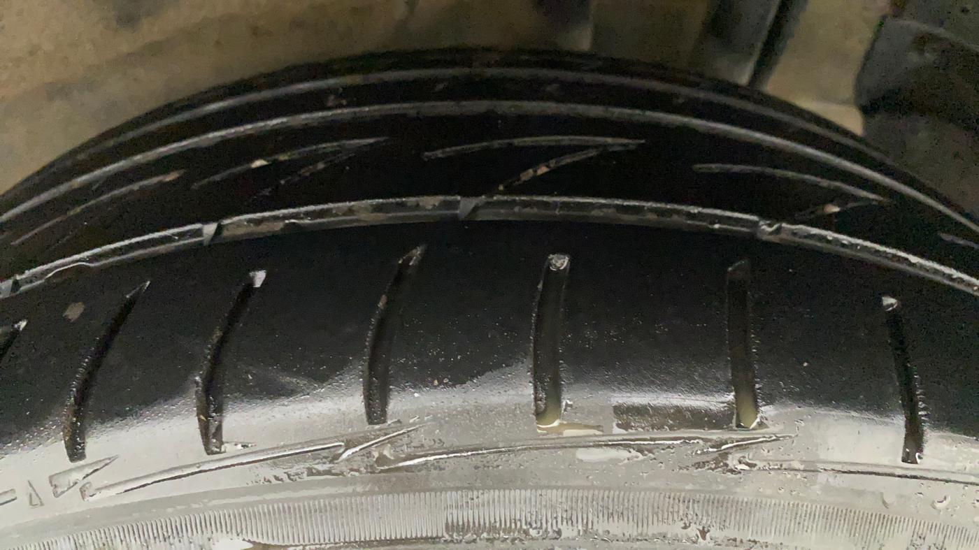 2023 Tata NEXON XZ PLUS PETROL, Petrol, Manual, 11,007 km, Left Rear Tyre Tread