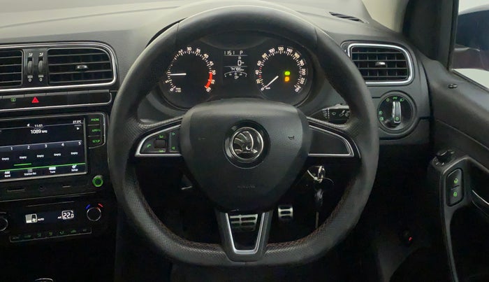 2018 Skoda Rapid STYLE 1.5 TDI AT, Diesel, Automatic, 74,879 km, Steering Wheel Close Up