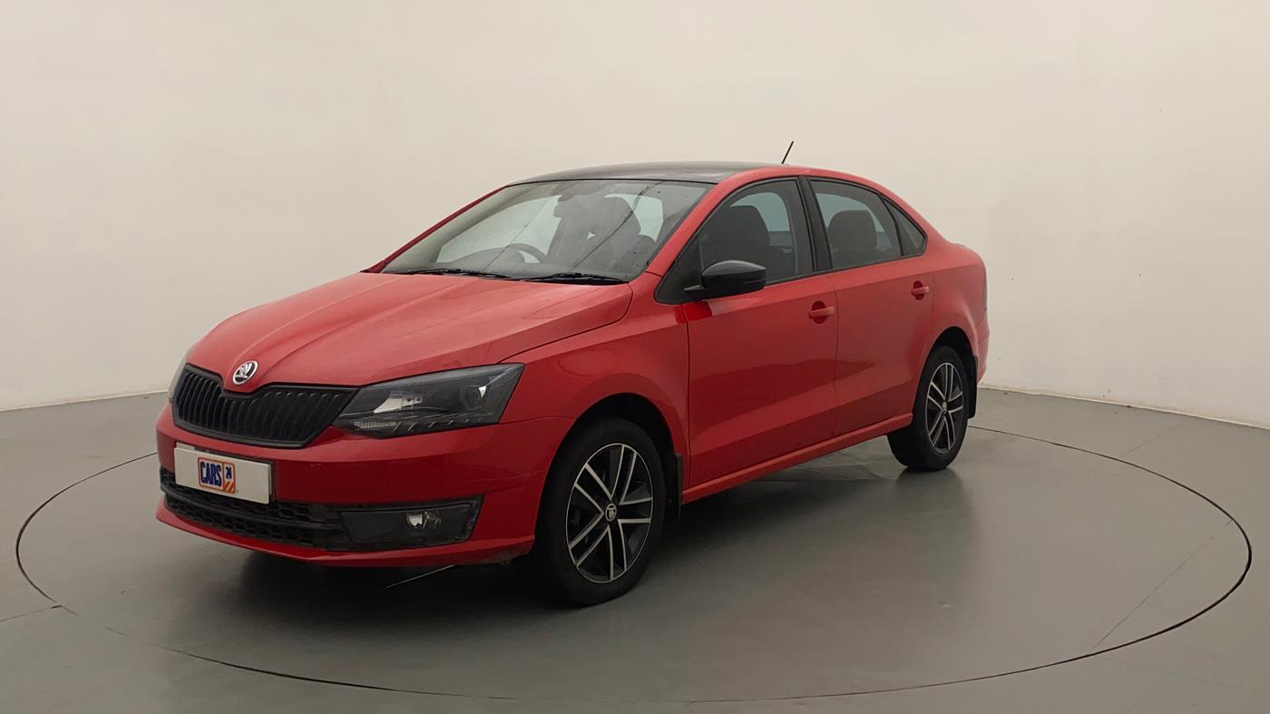 2018 Skoda Rapid STYLE 1.5 TDI AT, Diesel, Automatic, 74,879 km, Left Front Diagonal