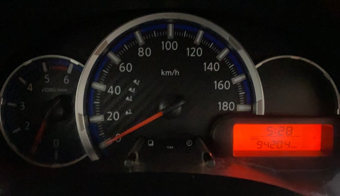2018 Datsun Go Plus T(O), Petrol, Manual, 94,167 km, Odometer Image
