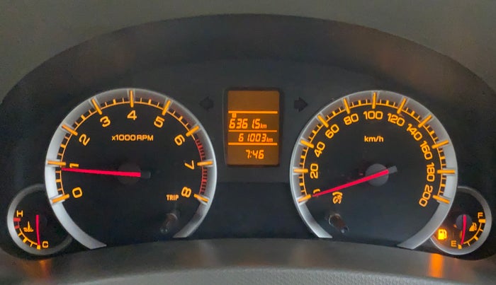 2017 Maruti Ertiga VXI, Petrol, Manual, 61,244 km, Odometer Image