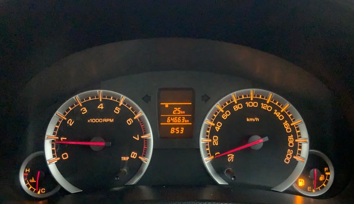 2015 Maruti Swift Dzire VXI, Petrol, Manual, 64,663 km, Odometer Image