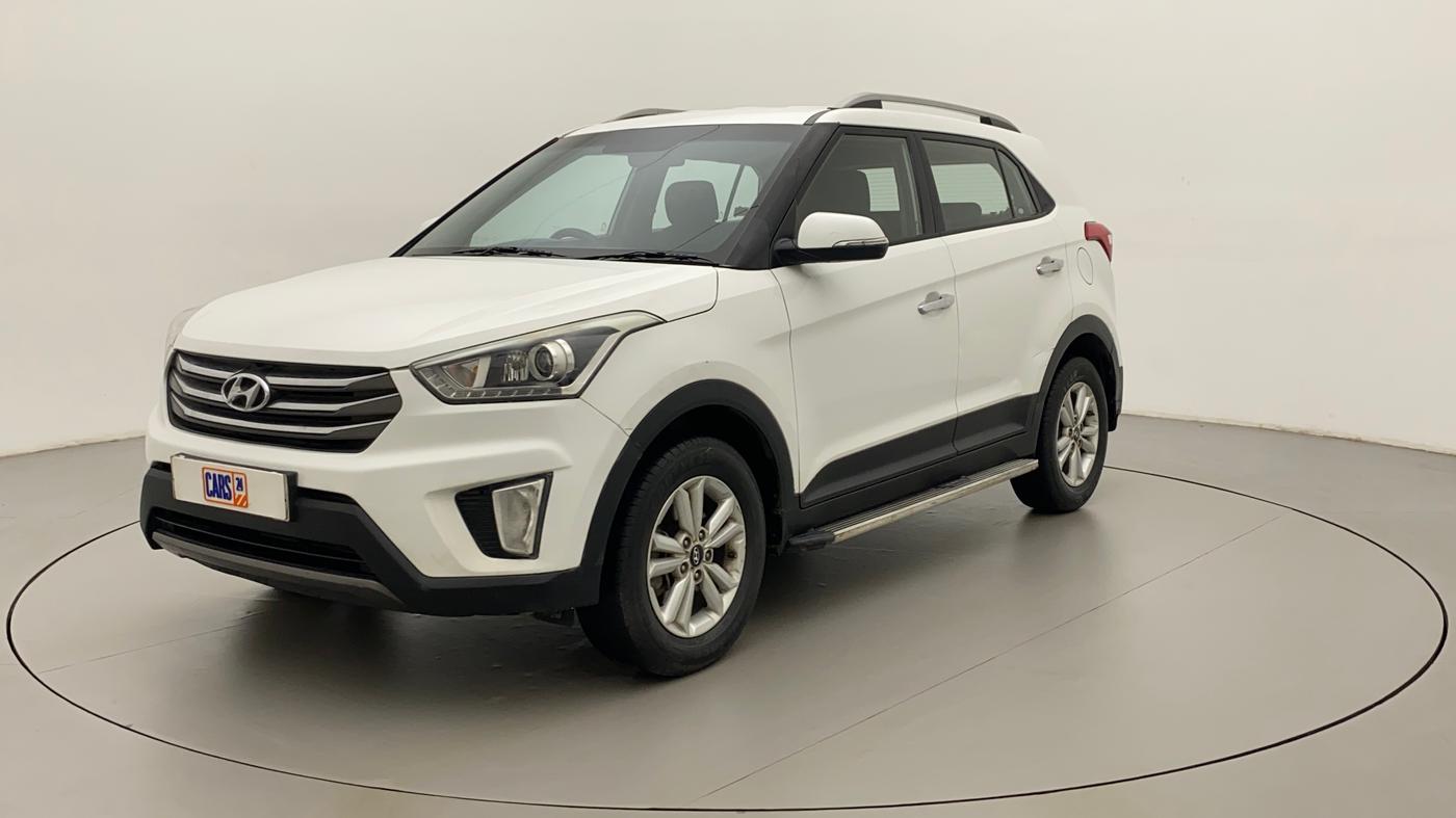 2016 Hyundai Creta SX PLUS 1.6 PETROL, Petrol, Manual, 82,518 km, Left Front Diagonal