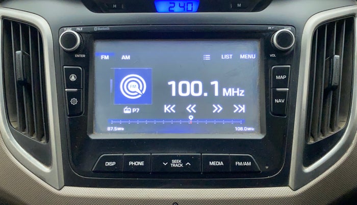 2016 Hyundai Creta SX PLUS 1.6 PETROL, Petrol, Manual, 82,518 km, Infotainment System