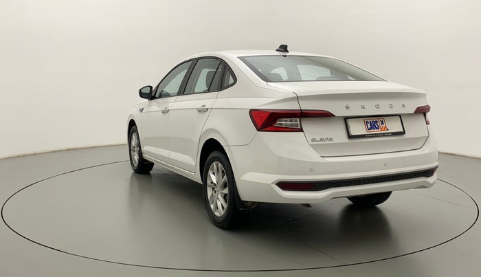 2022 Skoda SLAVIA AMBITION 1.0L TSI MT, Petrol, Manual, 1,298 km, Left Back Diagonal
